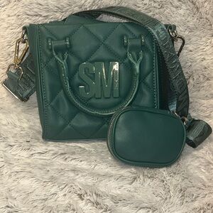 BEAUTIFUL STEVE MADDEN BBABI SATCHEL CROSSBODY BAG W AIR POD CASE